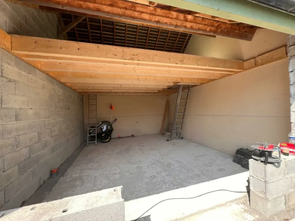 préparation aménagement combles