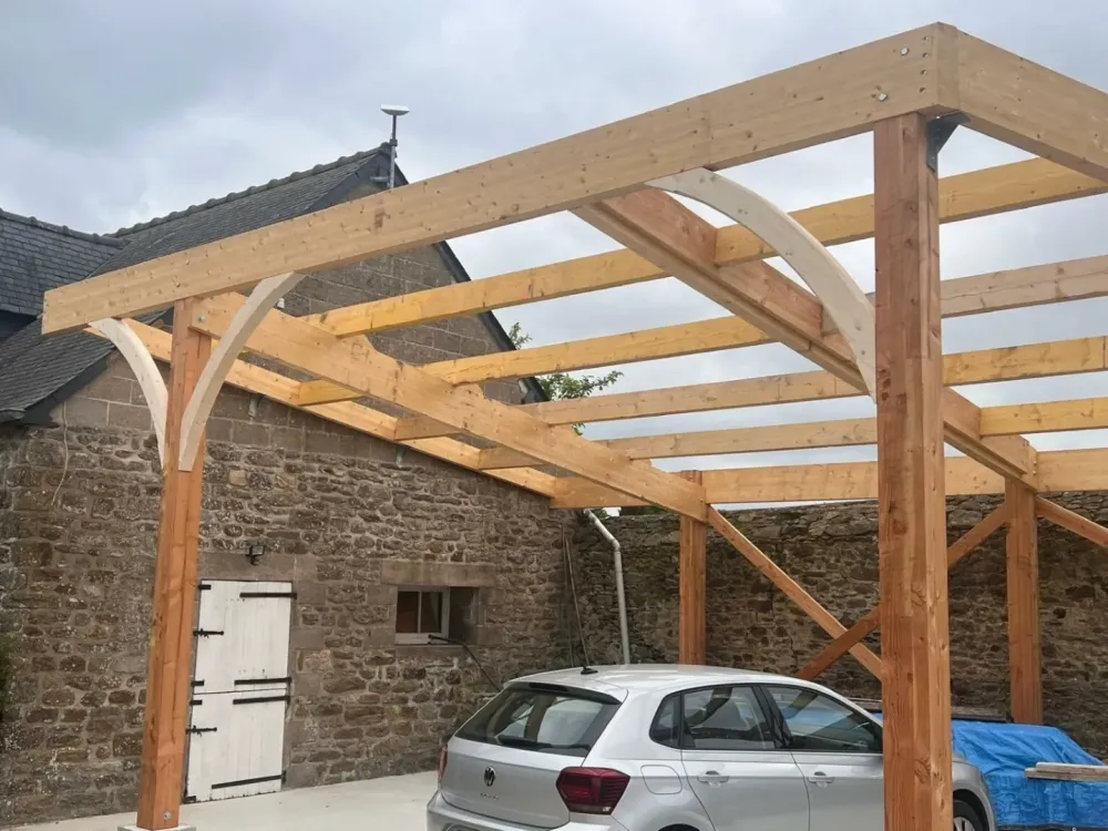 carport bois