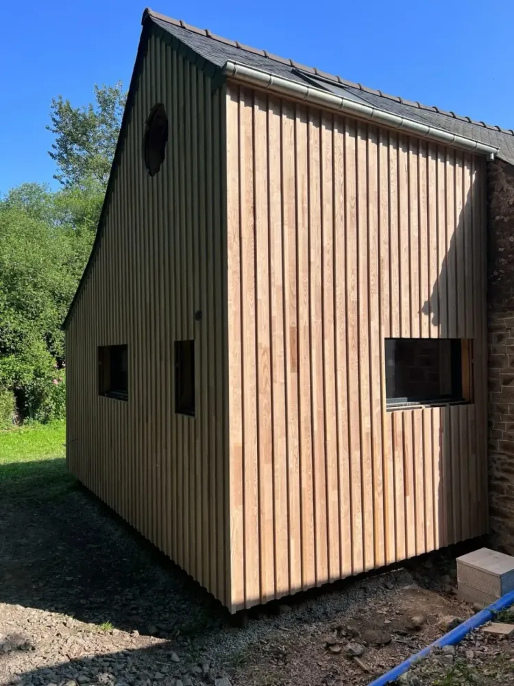 Bardage à Tréméreuc